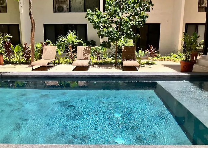 Apartment Near Ximbal 6 Guest Pool Gym Wi-fi *