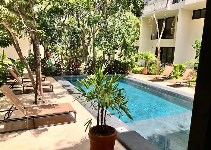 Apartment Near Ximbal 6 Guest Pool Gym Wi-fi Tulum