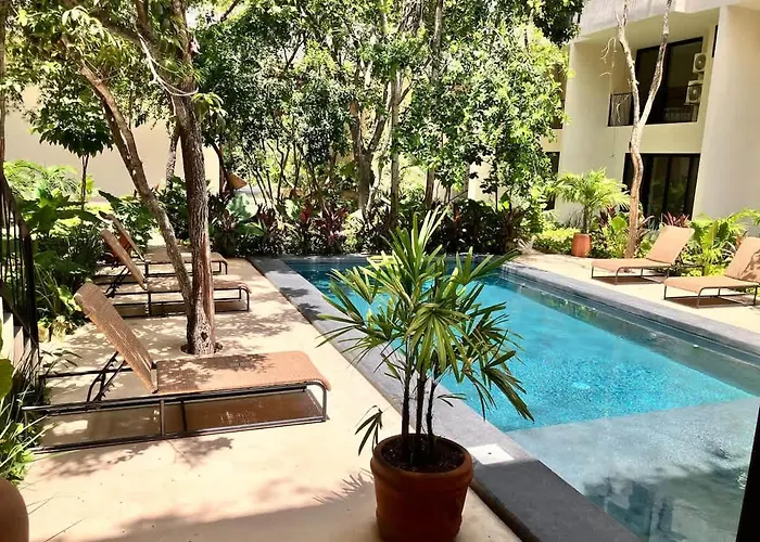 Near Ximbal 6 Guest Pool Gym Wi-fi Apartment