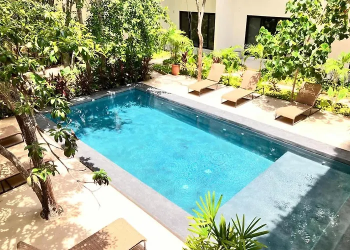 Near Ximbal 6 Guest Pool Gym Wi-fi Apartment *